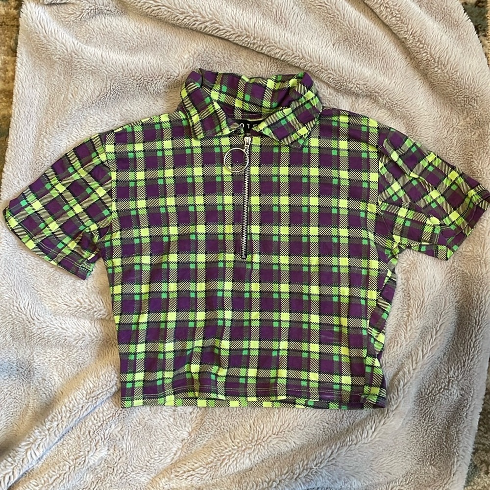 Checkers zip top